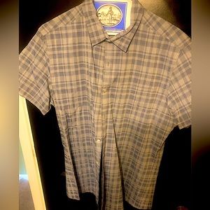 Plaid Short Sleeve Button Up